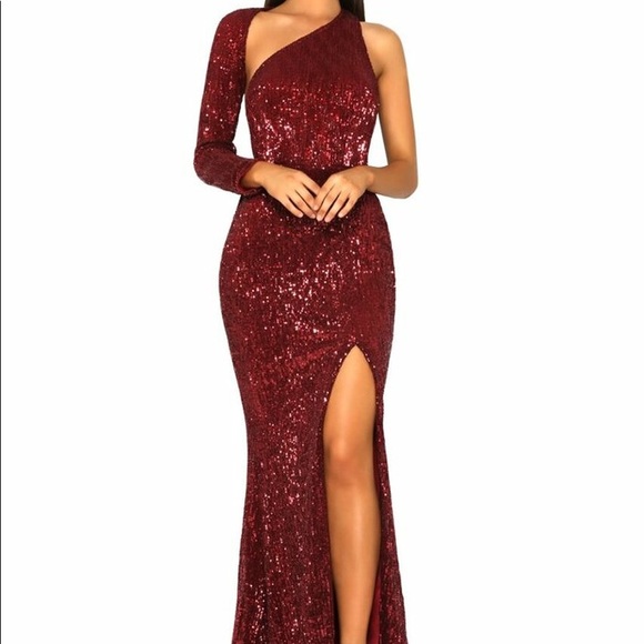 Portia & Scarlett PS2045 Red Gown - Picture 1 of 8